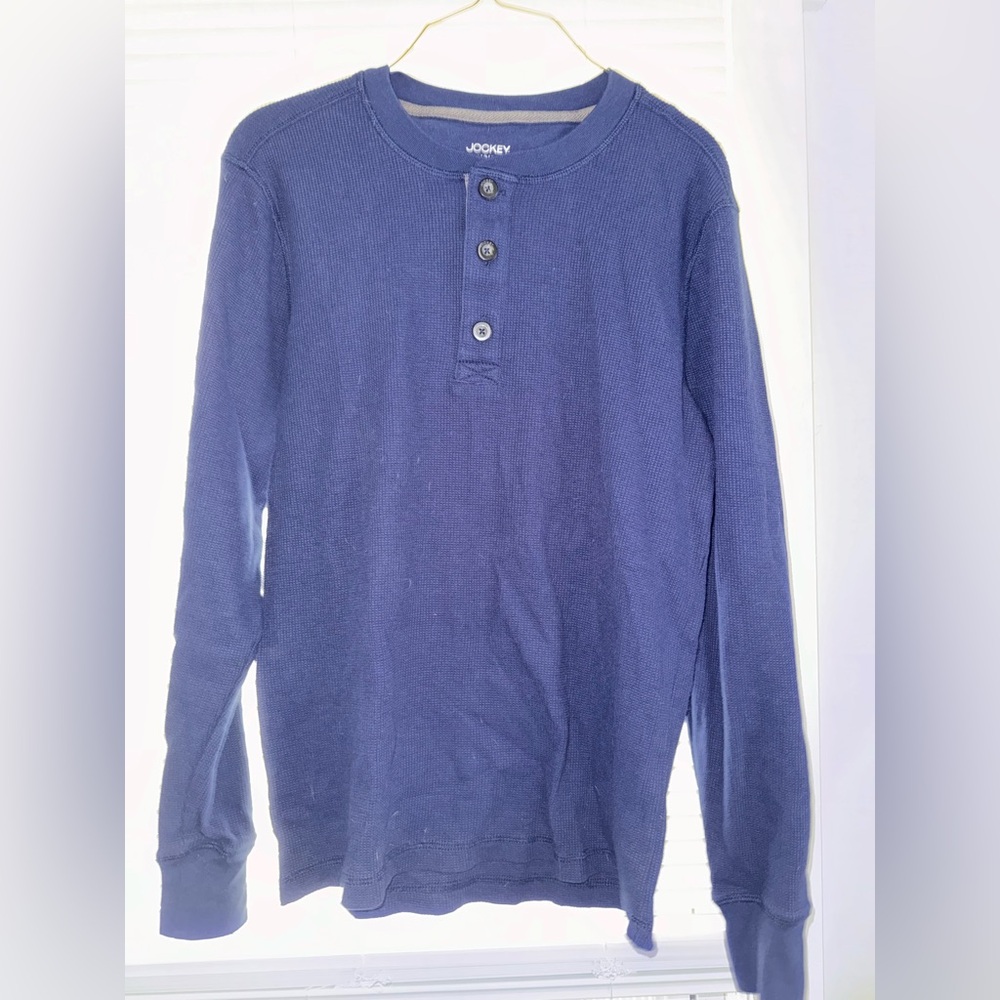 Blue Jockey Thermal henley long sleeves size medium